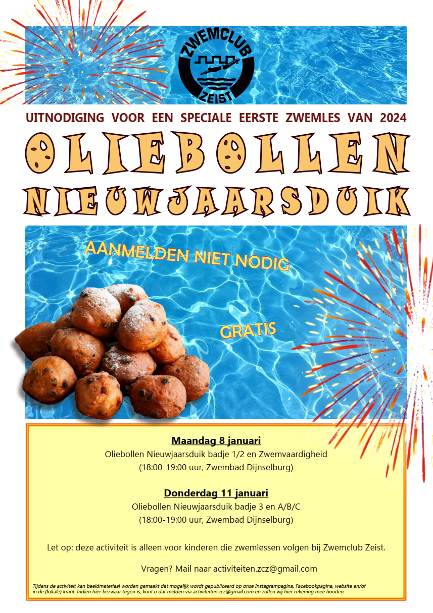 Oliebollen Nieuwjaarsduik